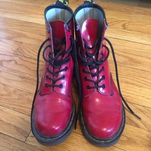 red doc martens